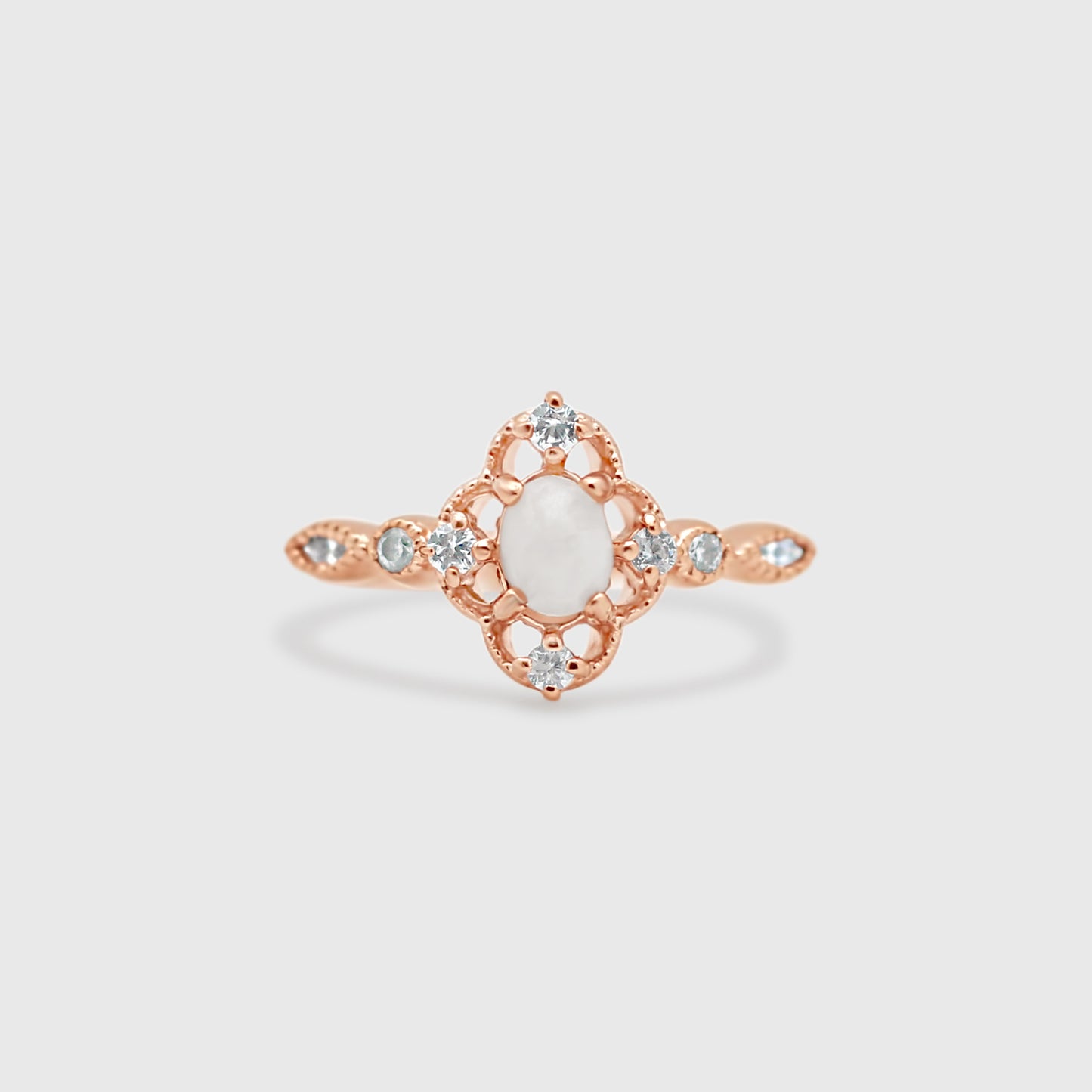 Vintage Lace Oval Ring