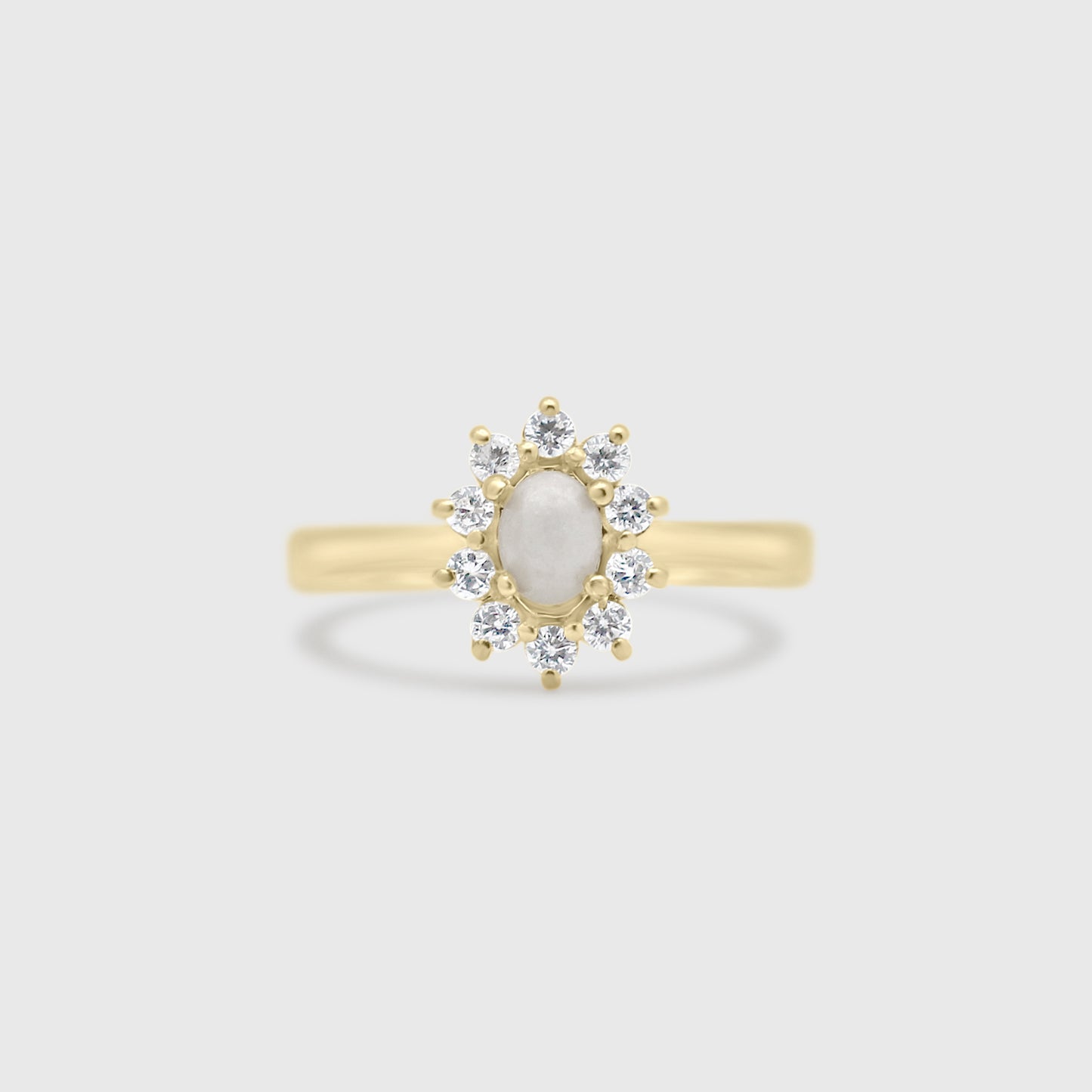 Halo Gem Ring