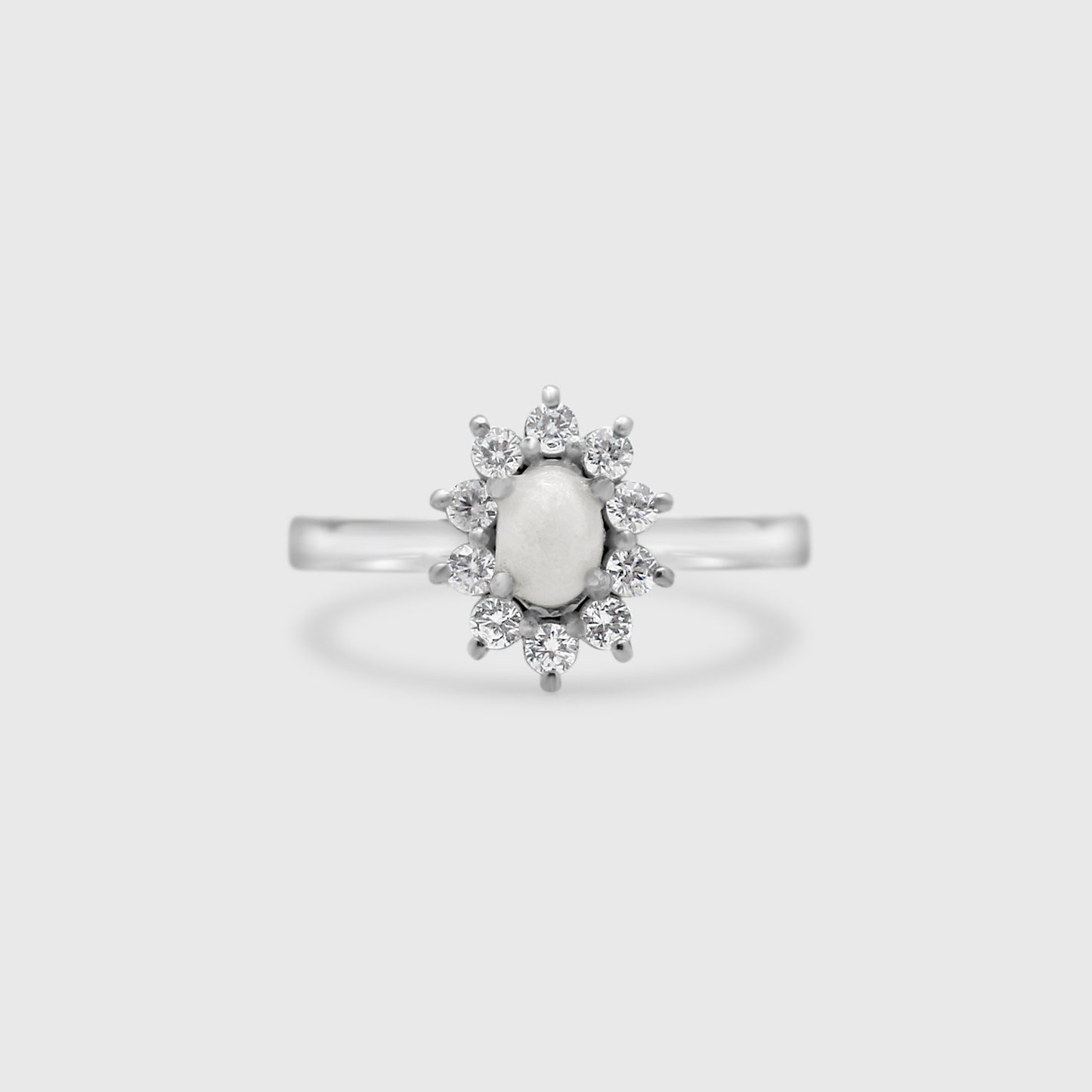 Halo Gem Ring