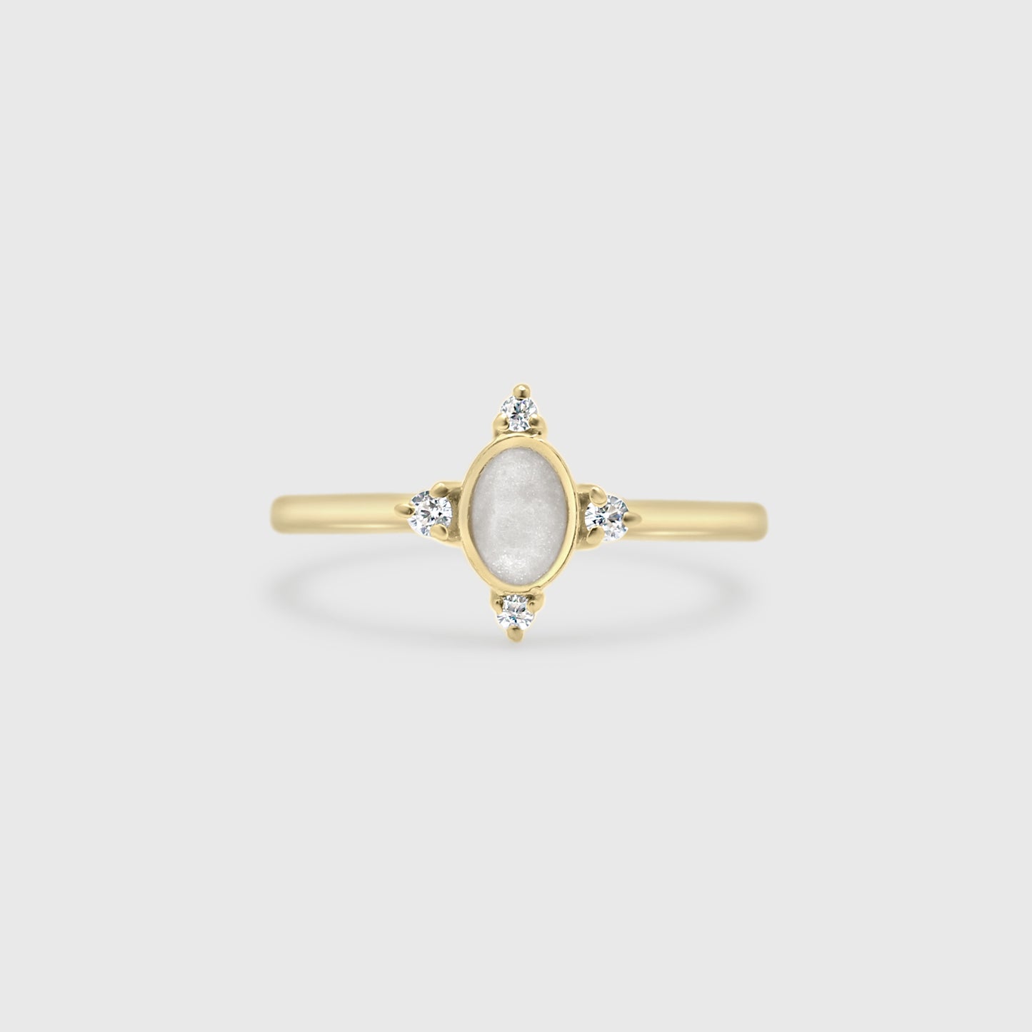 Four Point Oval Ring
