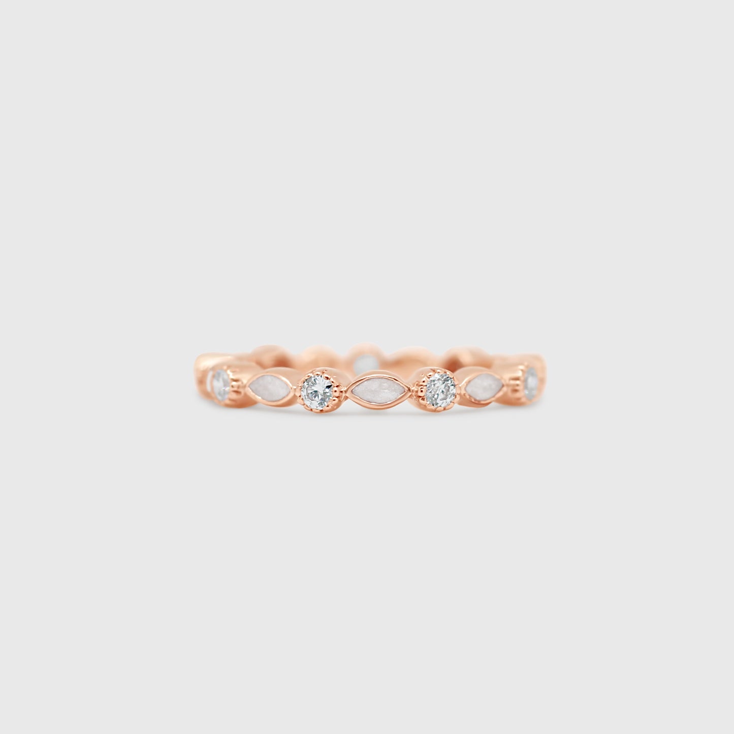 Marquise Gem Eternity Band