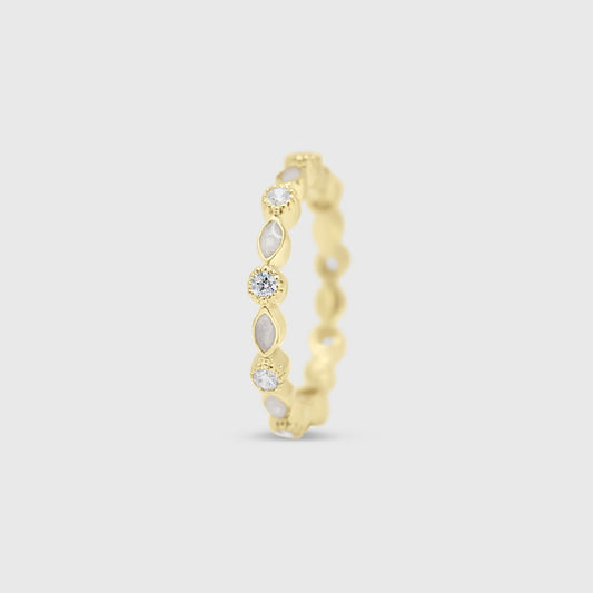 Marquise Gem Eternity Band
