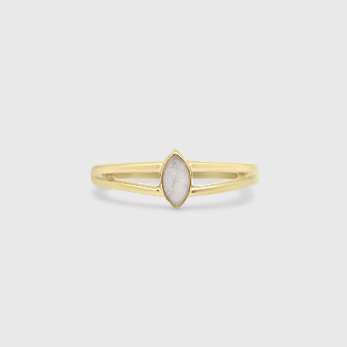 Double Band Marquise Ring