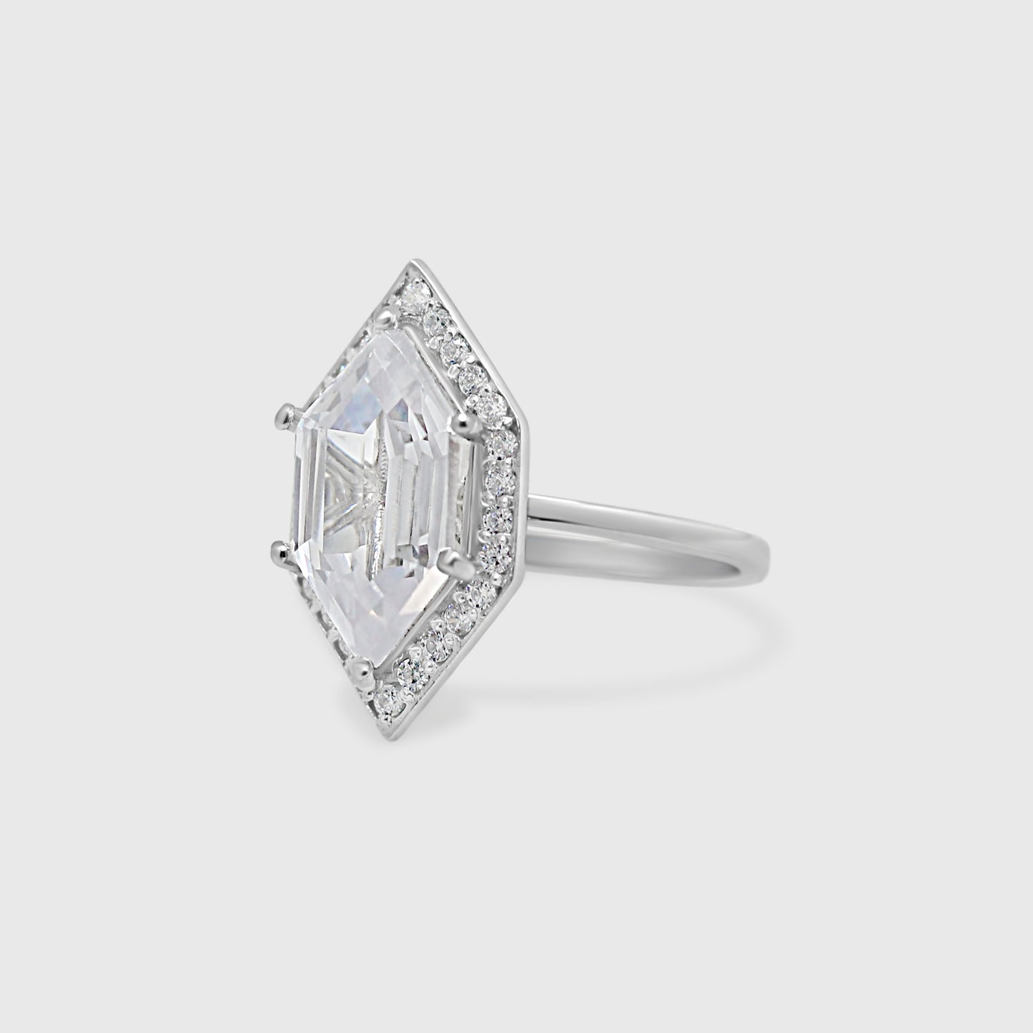 "Corinne" Ring- Moissanite Collection