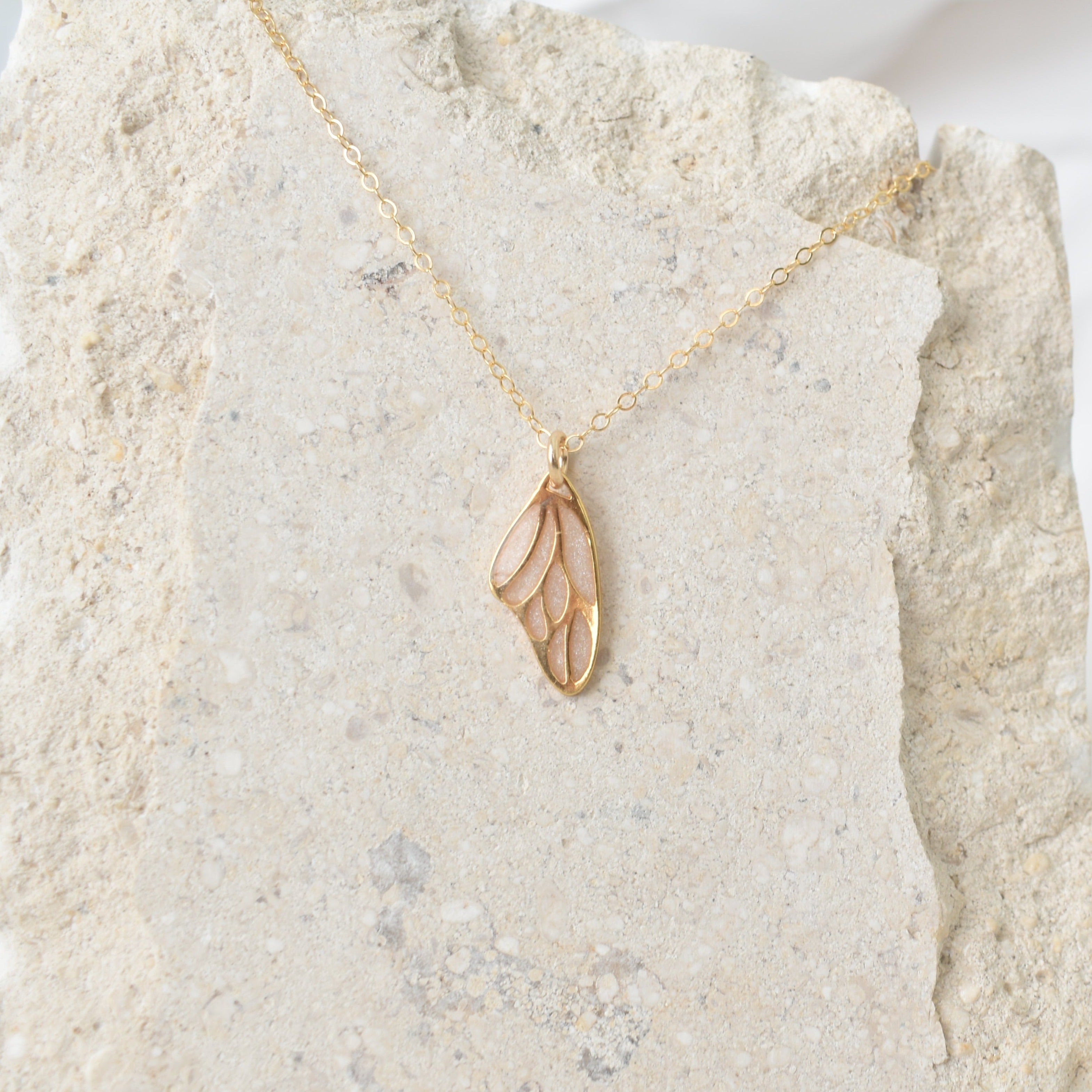 Butterfly Wing Necklace – Petals and Keepsakes