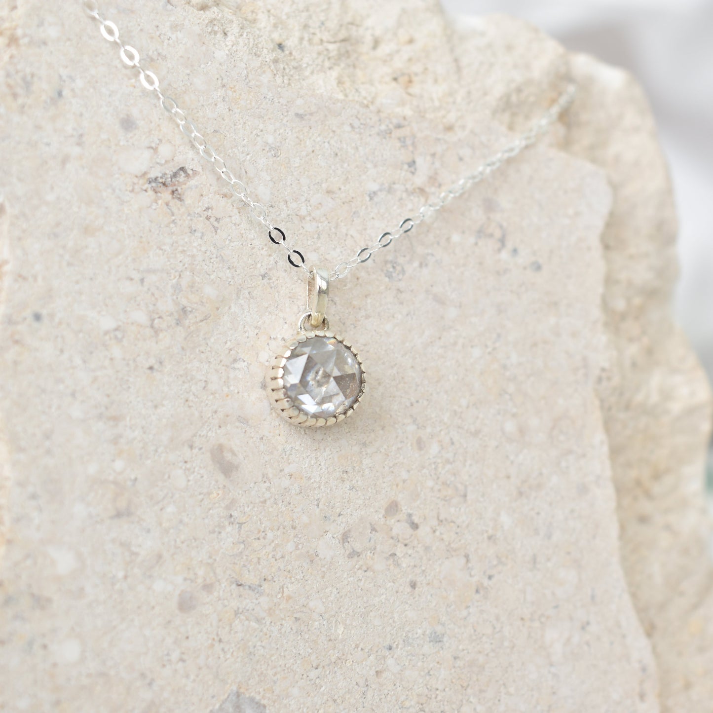 "Rosie" Necklace - Moissanite Collection