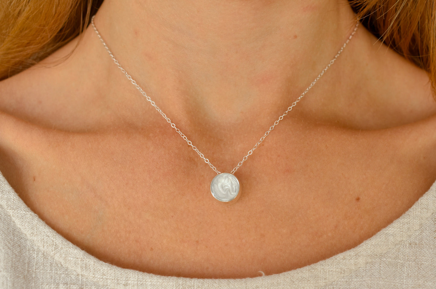 Sliding Round Necklace