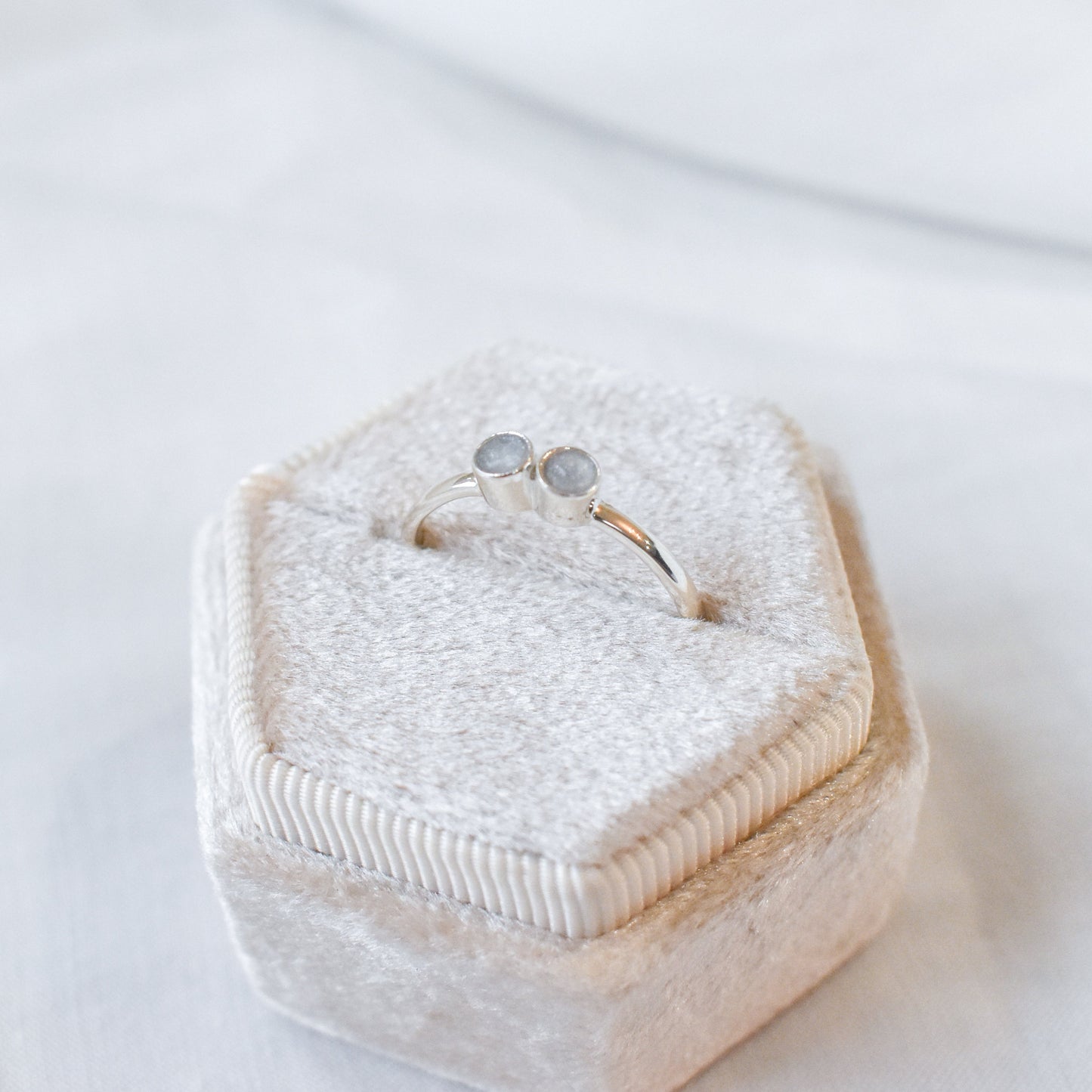 Dainty Two Stone Ring