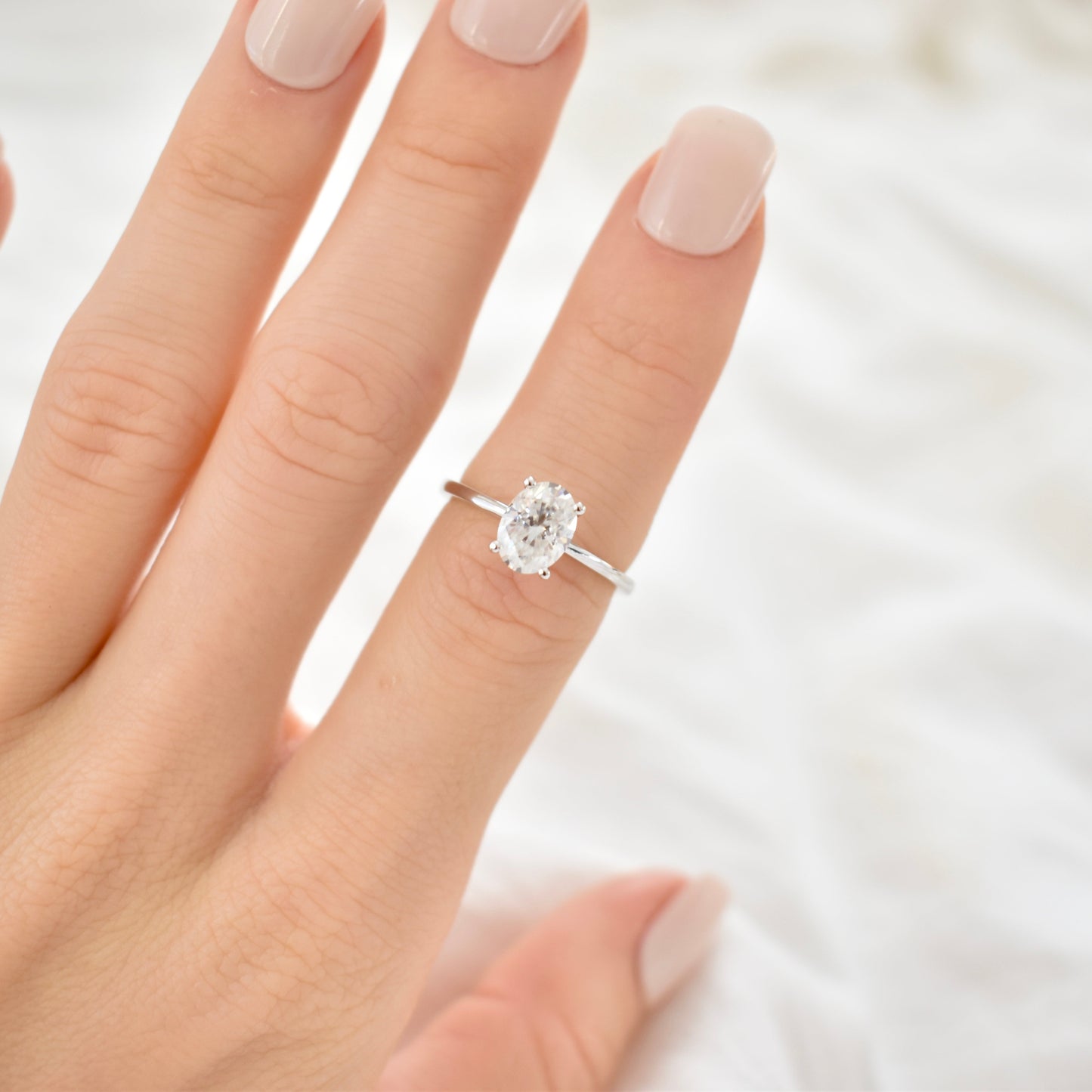 "Valentina" Ring- Moissanite Collection