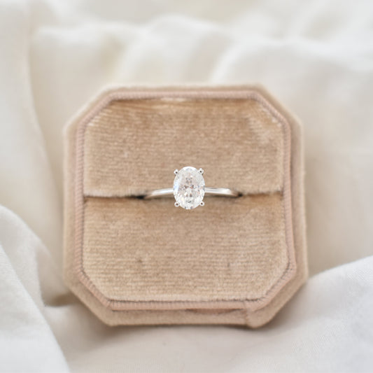"Valentina" Ring- Moissanite Collection