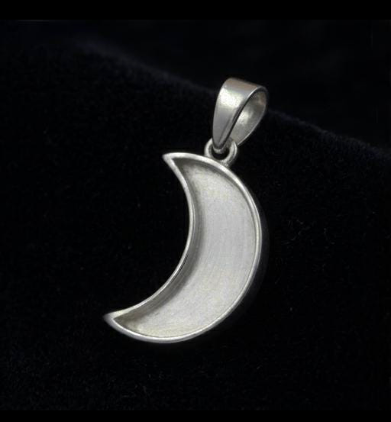 Crescent moon necklace
