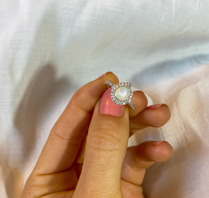 Teardrop Gemstone Ring - DIY Kit