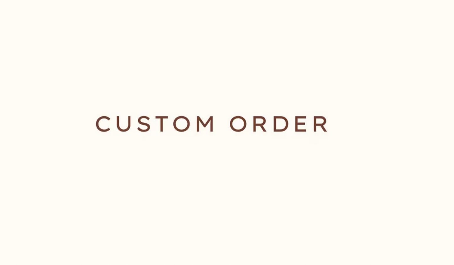 Custom East/West Oval Ring 6x4mm