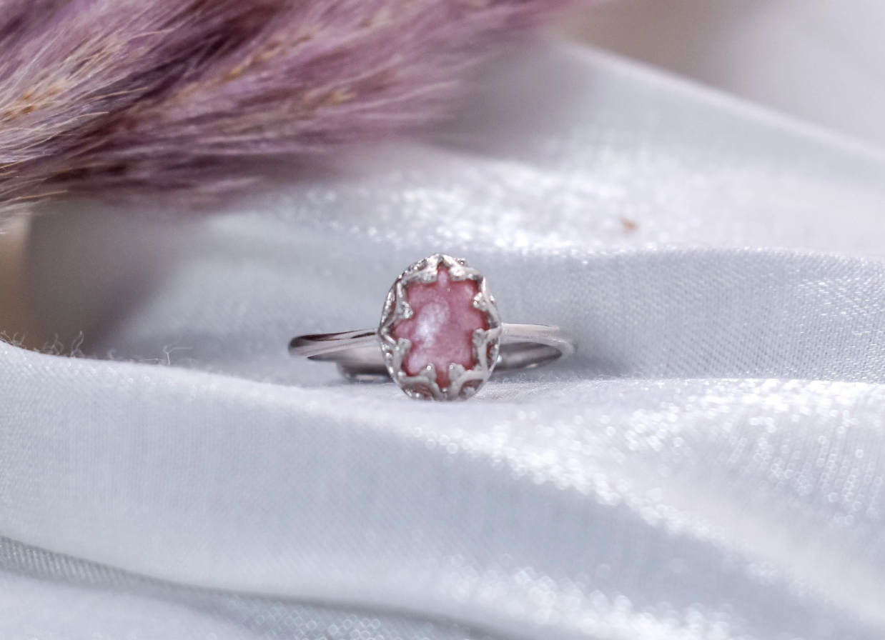 Pink Crown Ring