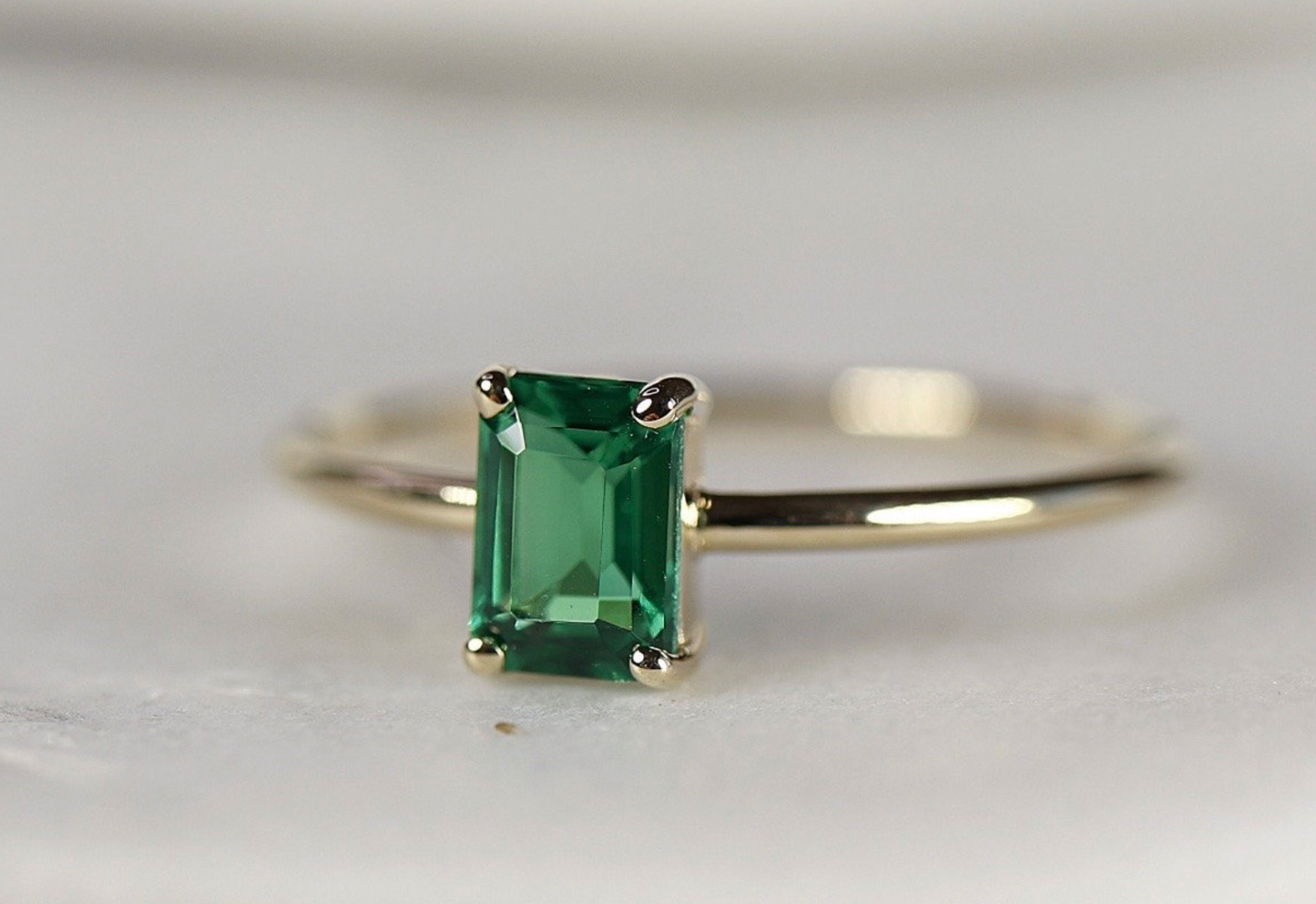 Custom Emerald Ring