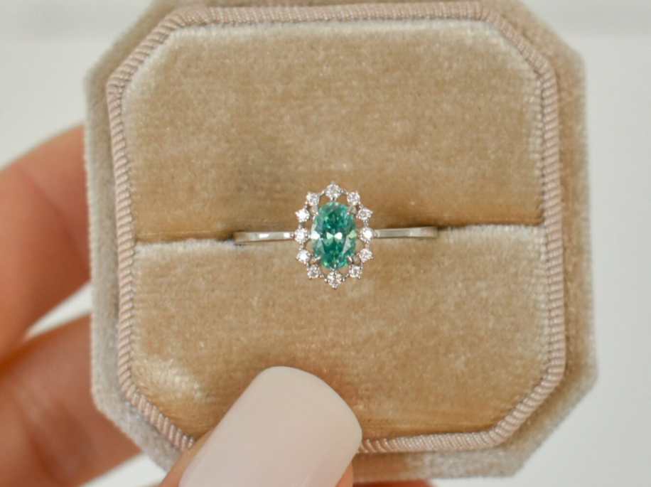 "Leila" Ring- Moissanite Collection