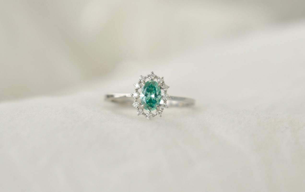 "Leila" Ring- Moissanite Collection