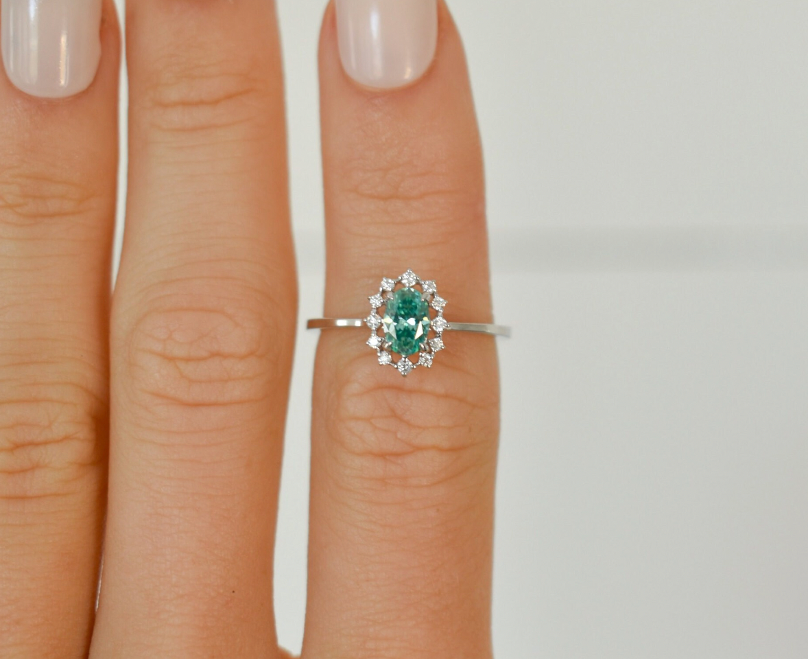 "Leila" Ring- Moissanite Collection