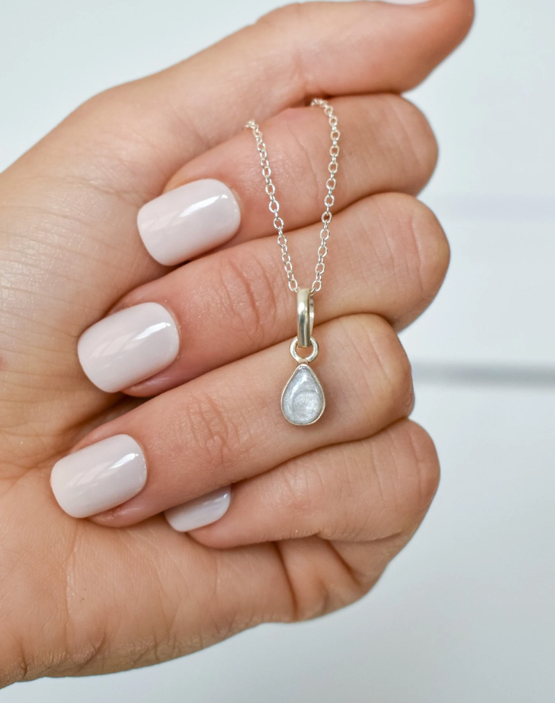 Sterling Silver Teardrop Necklace