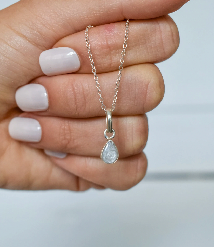 Sterling Silver Teardrop Necklace