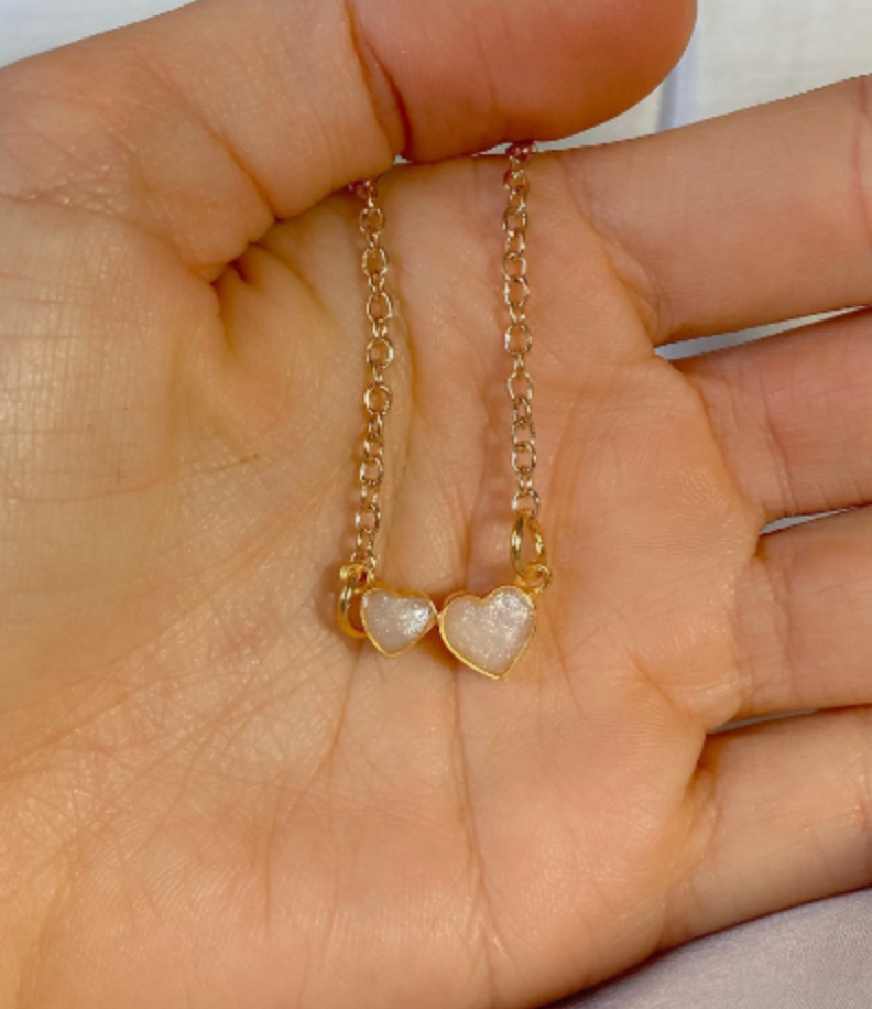 Double Heart Necklace