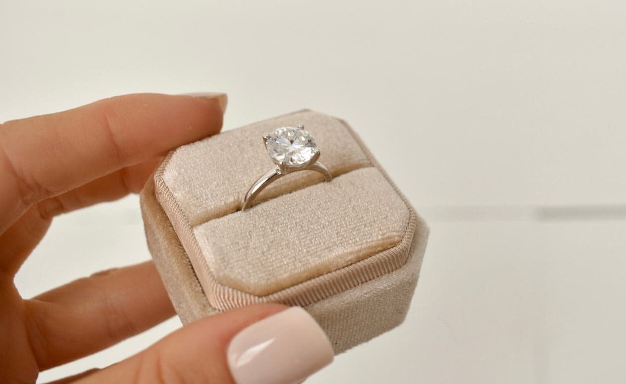 "Kennedy" Ring- Moissanite Collection