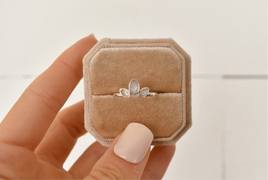 Tri Marquise Ring