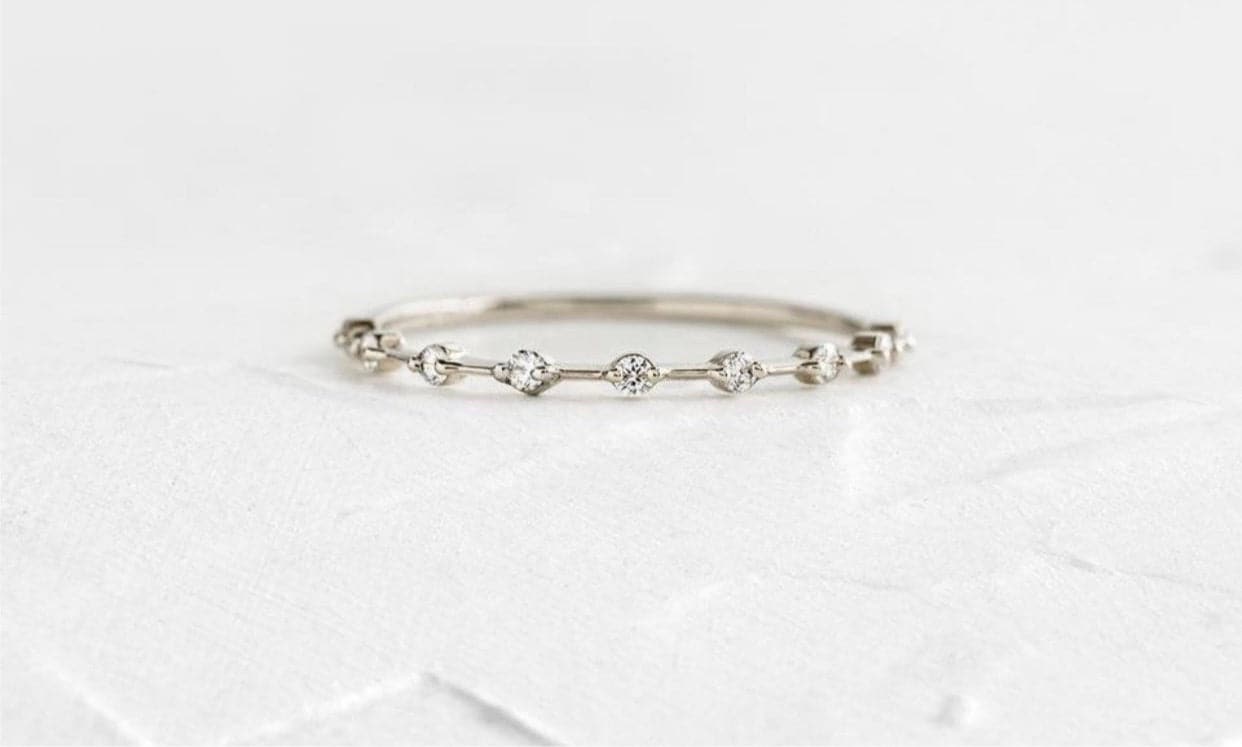 Custom White Gold Ring