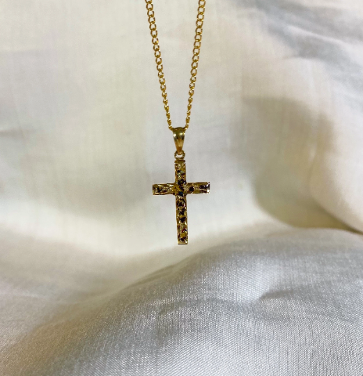 14K Gold Filled Cross Necklace