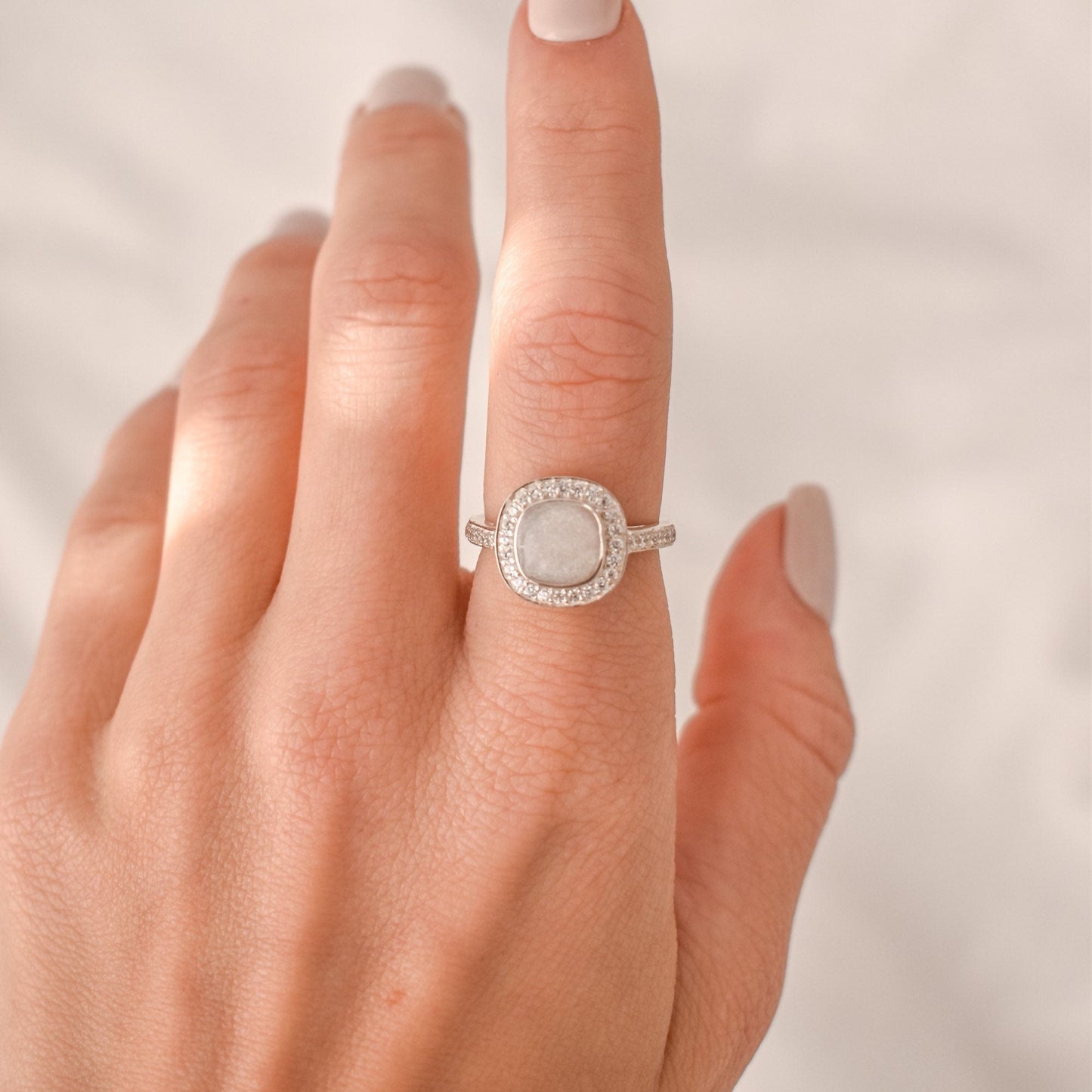 Cushion Halo Ring