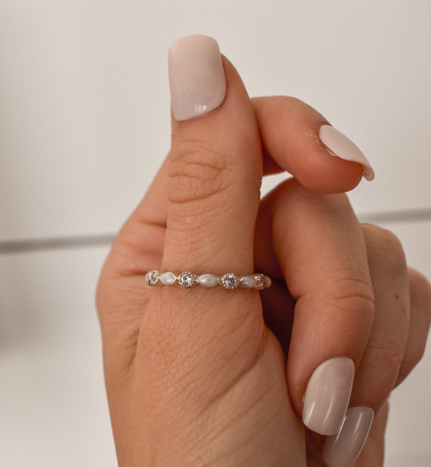 Marquise Gem Eternity Band