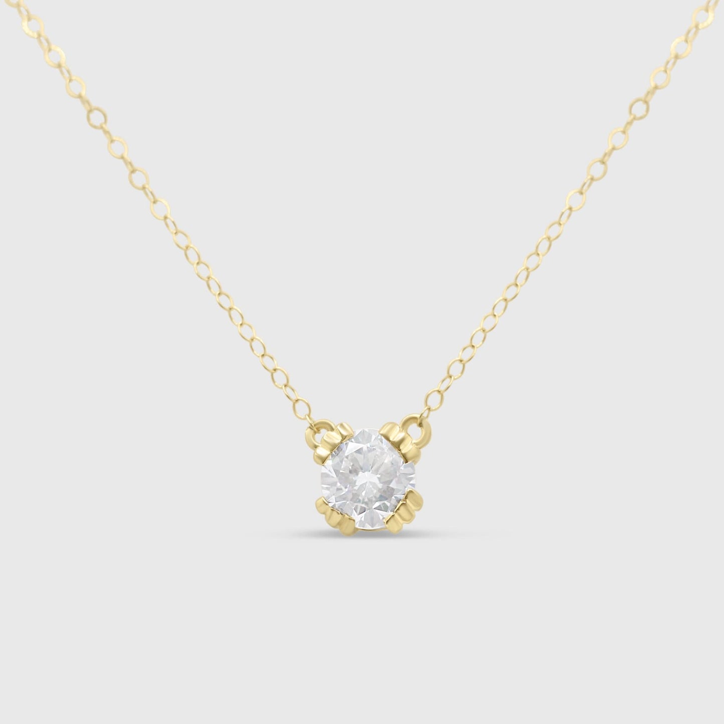 “Elise” Necklace- Moissanite Collection