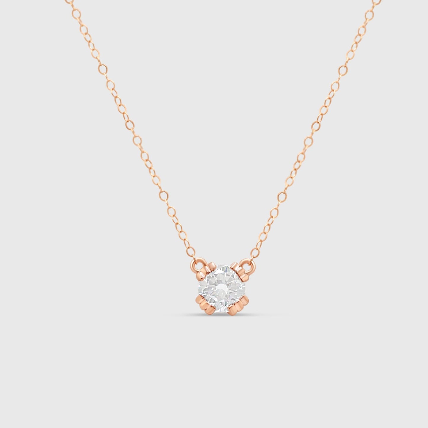 “Elise” Necklace- Moissanite Collection
