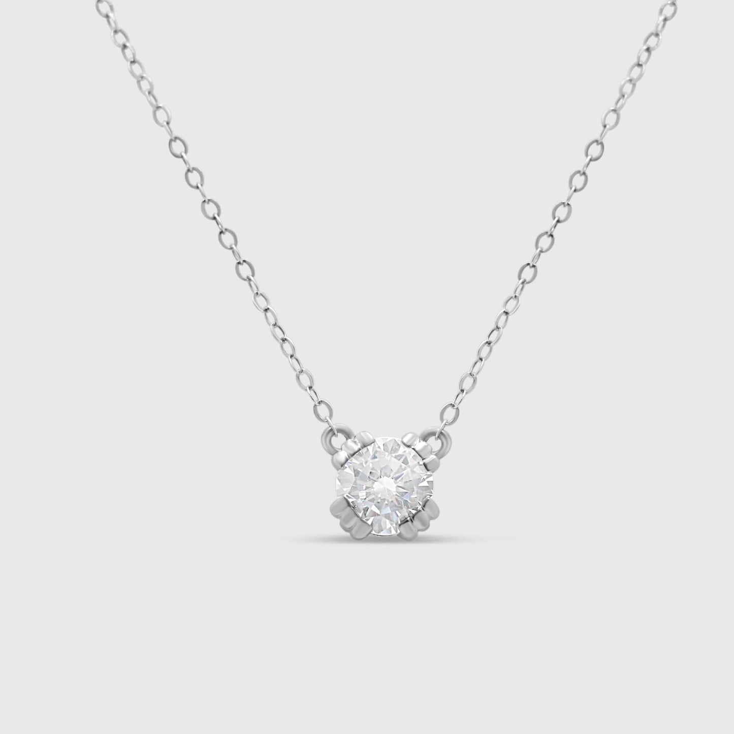 “Elise” Necklace- Moissanite Collection