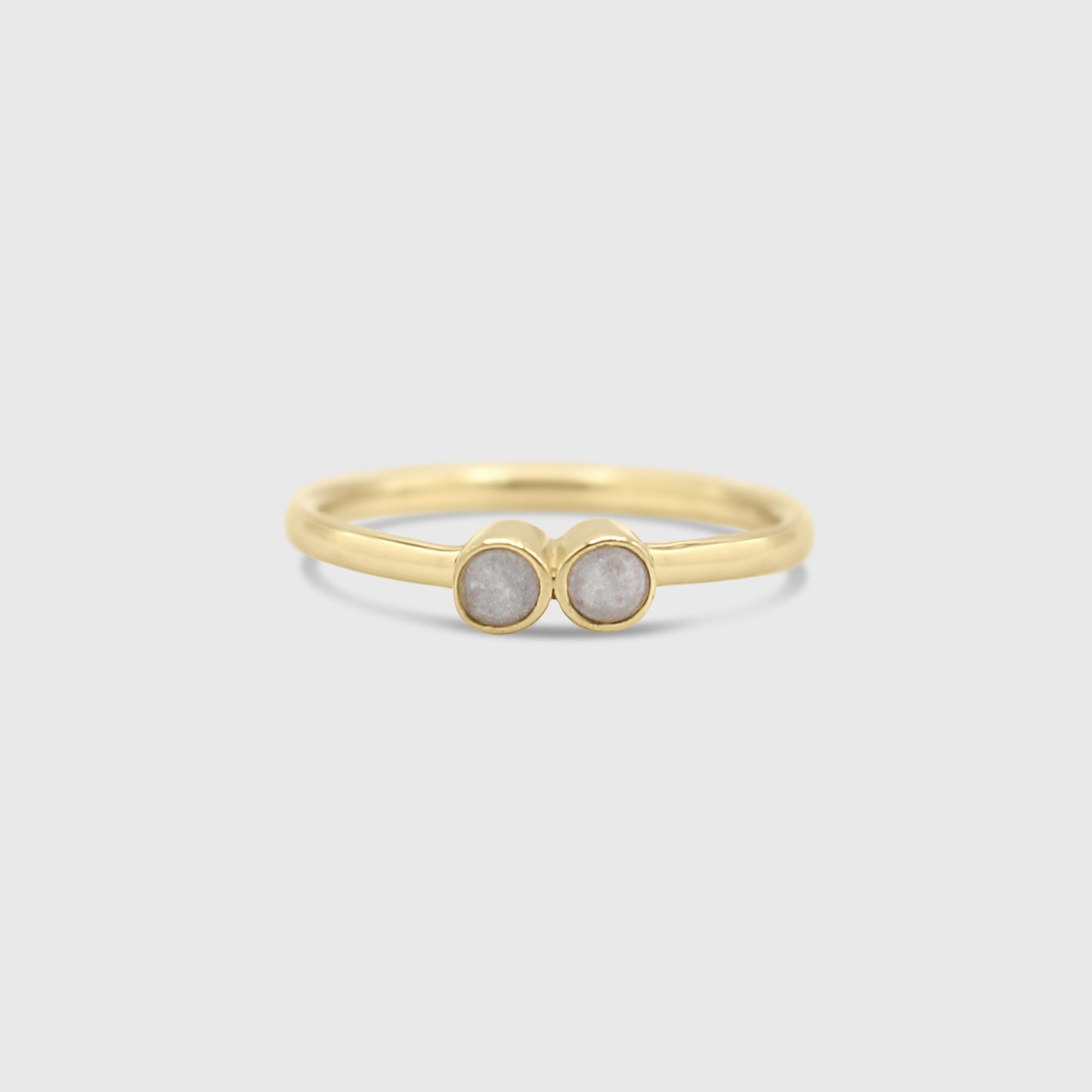 Dainty Two Stone Ring