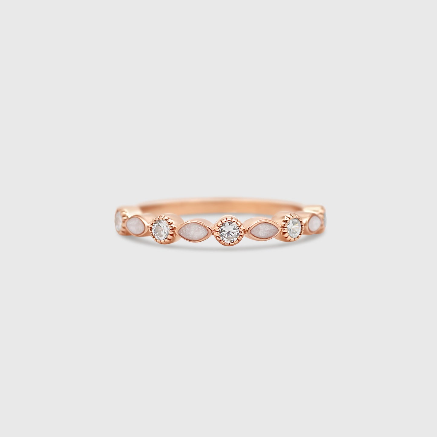 Marquise Gem Eternity Half Band