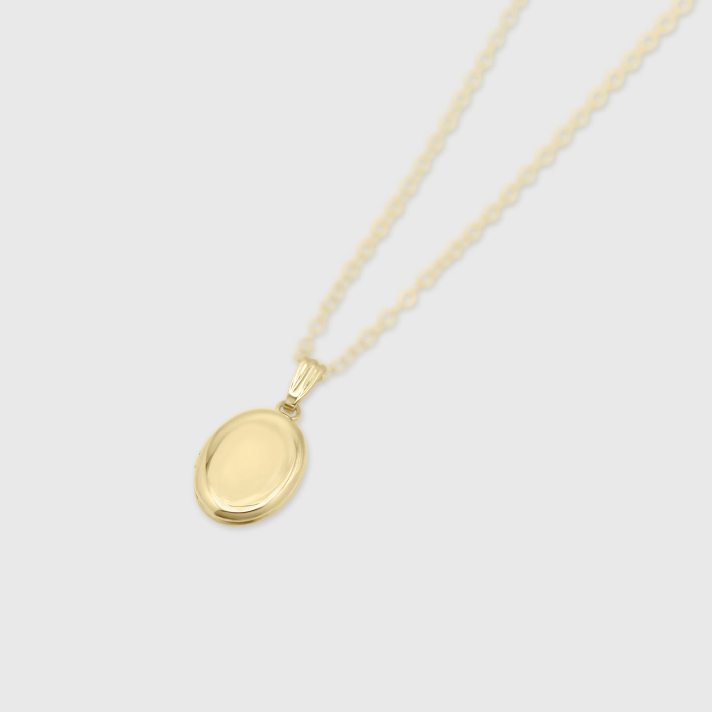 Classic Oval Locket Necklace