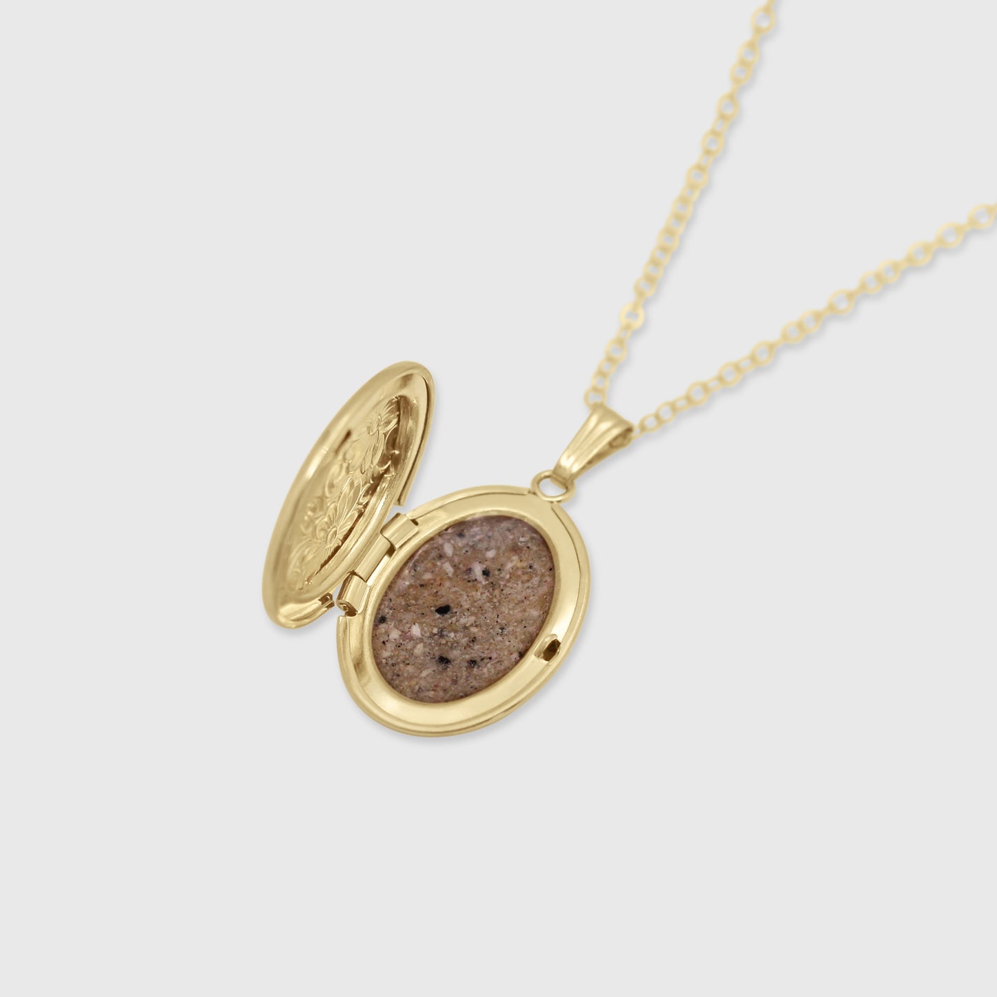Vintage Floral Locket Necklace