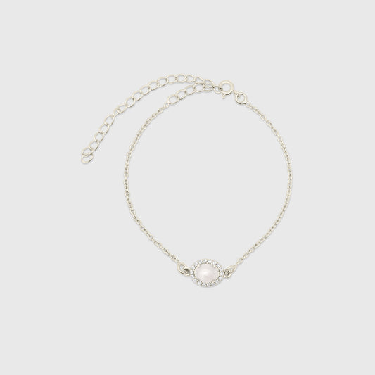 Oval Halo Bracelet