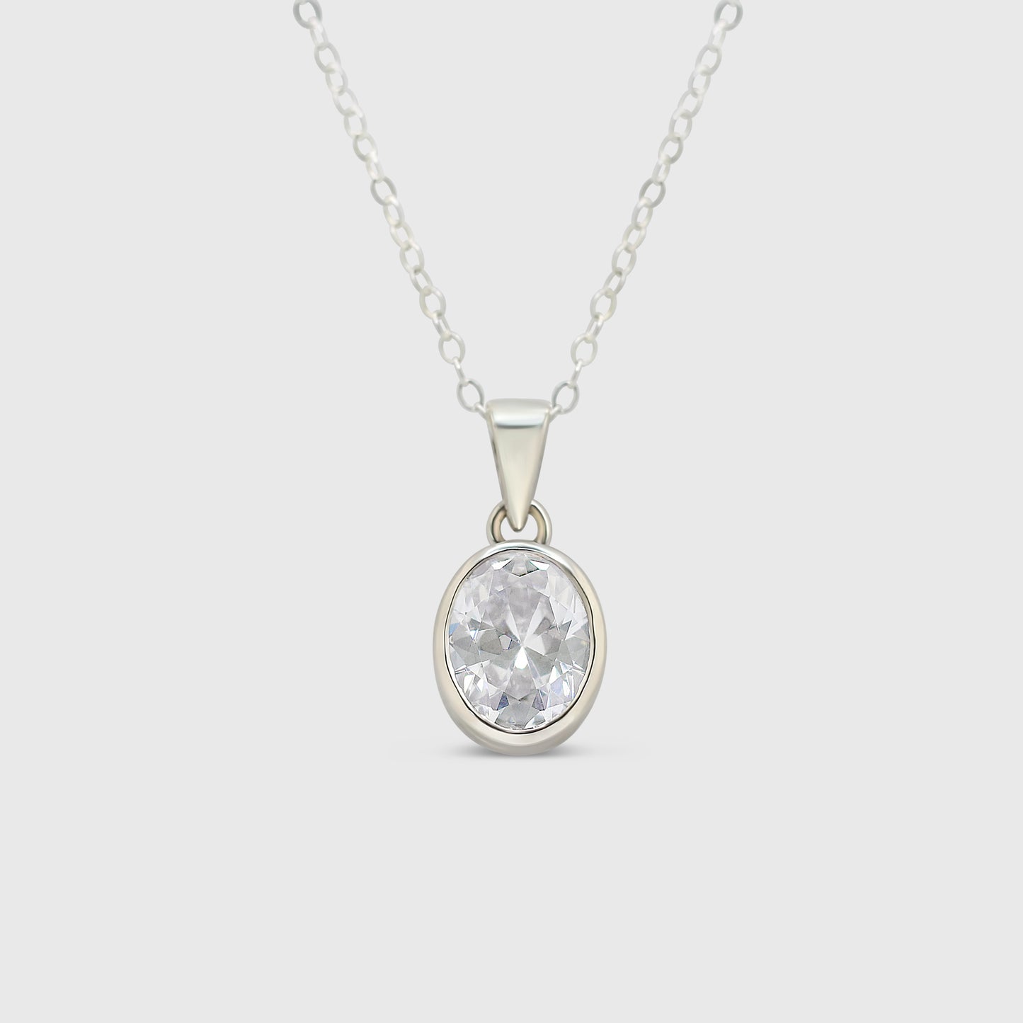 "Louise" Necklace- Moissanite Collection
