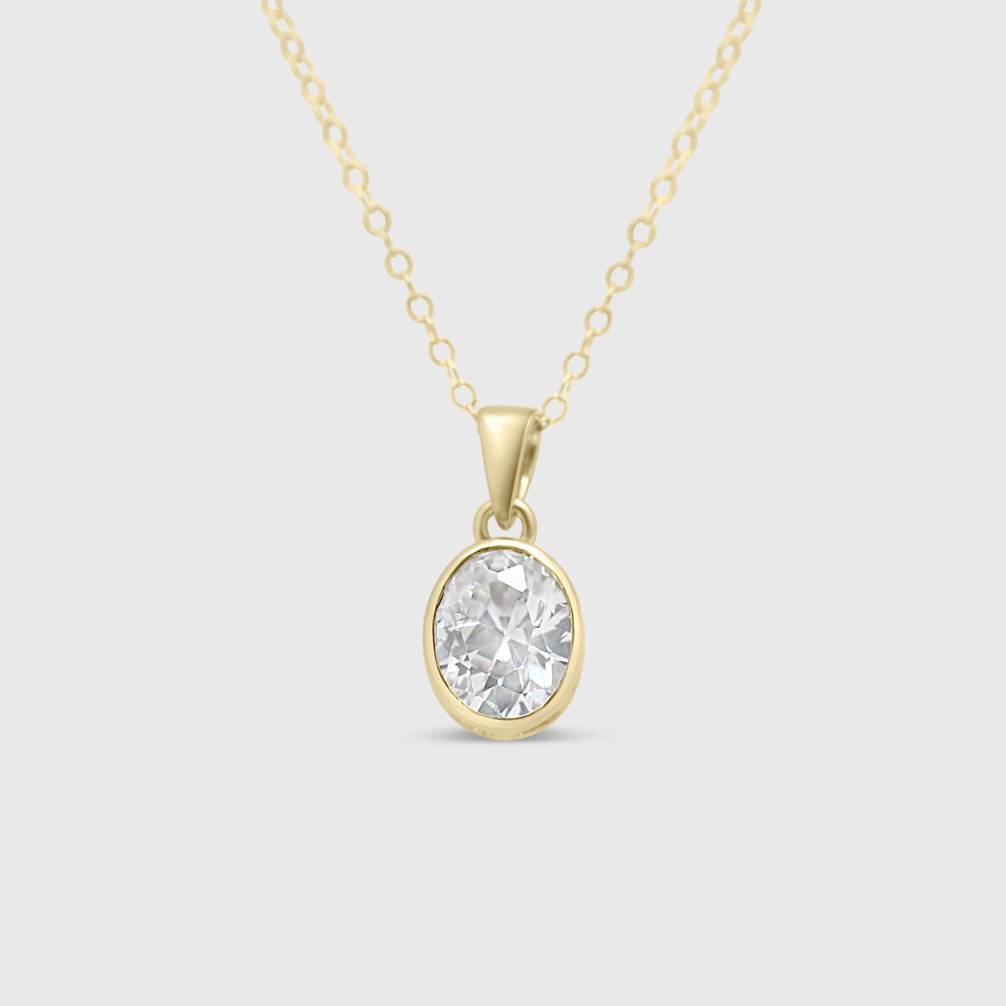 "Louise" Necklace- Moissanite Collection