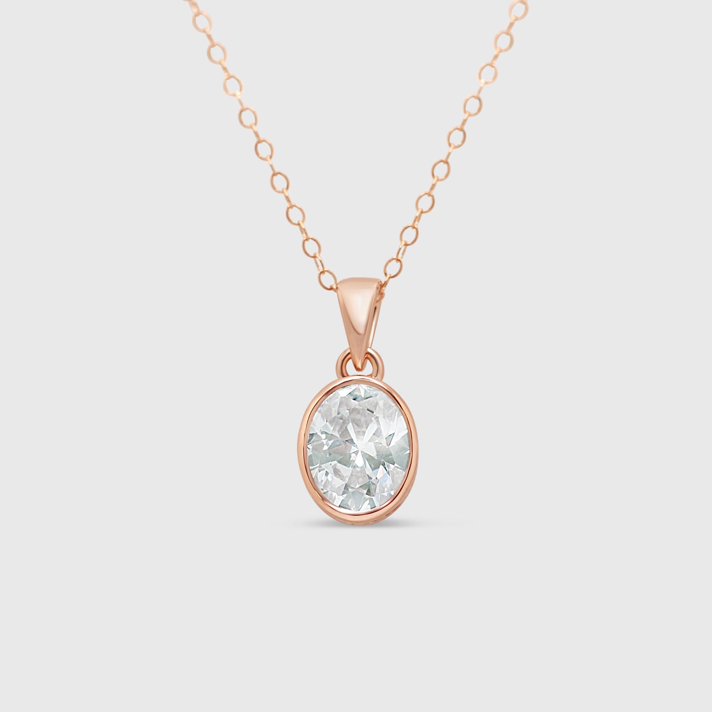 "Louise" Necklace- Moissanite Collection