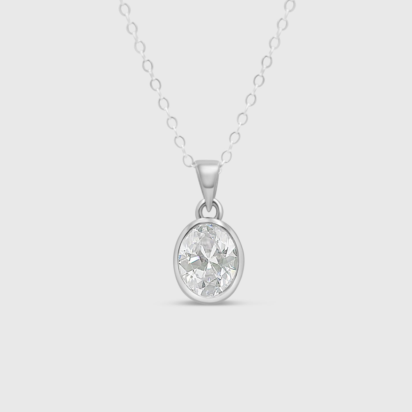 "Louise" Necklace- Moissanite Collection