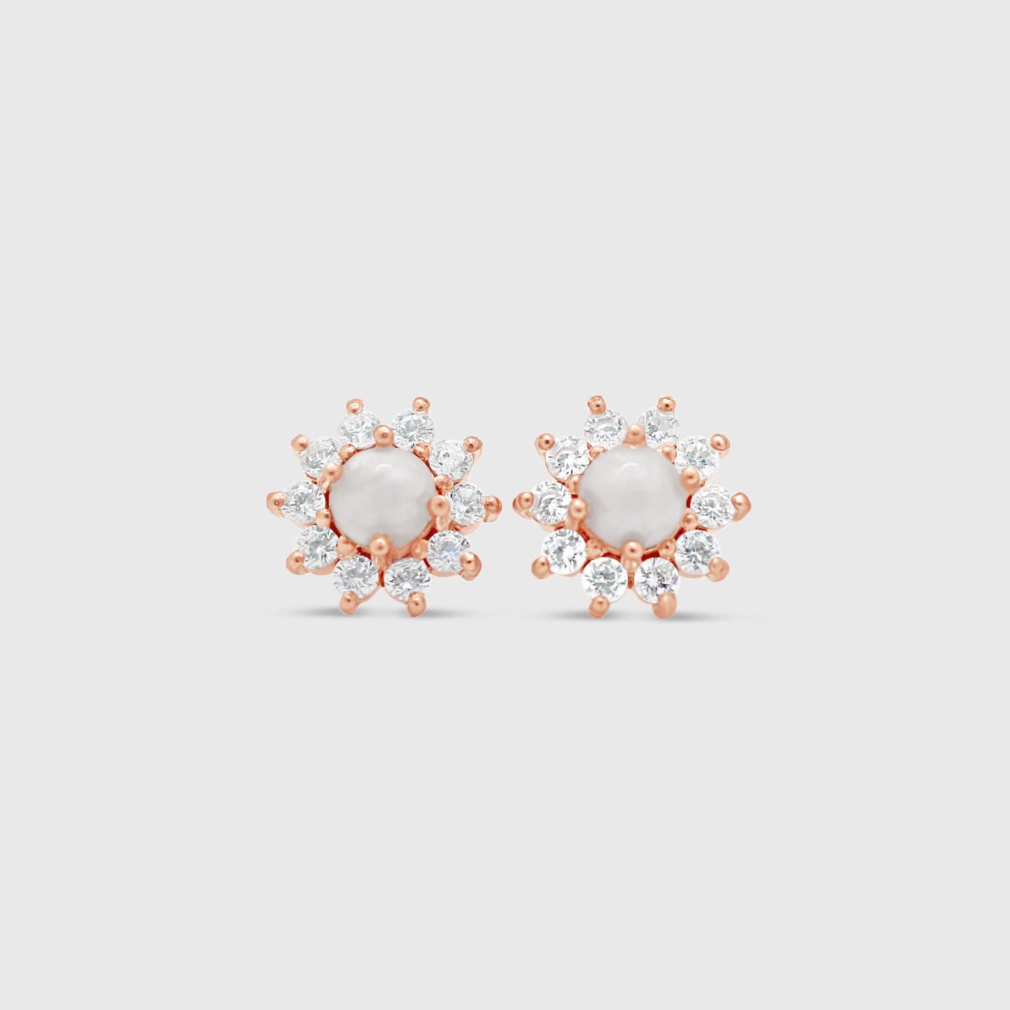 Sterling Silver Gem Studs