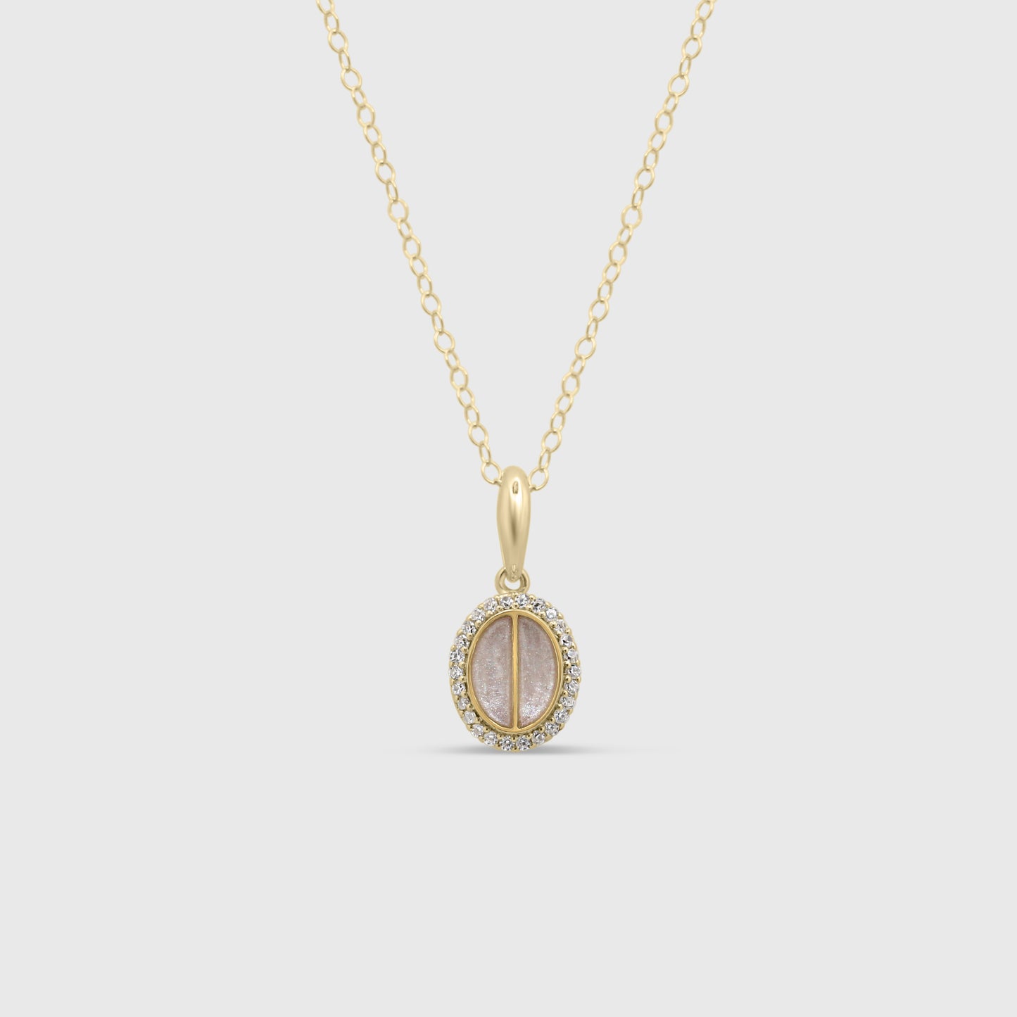 Custom Split Oval Necklace
