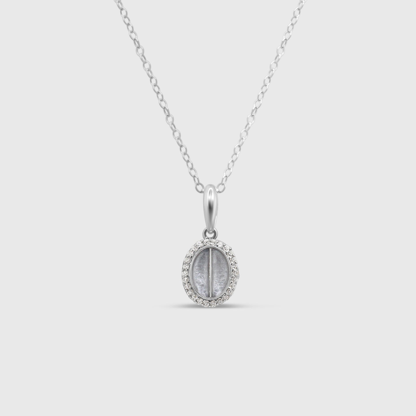 Custom Split Oval Necklace