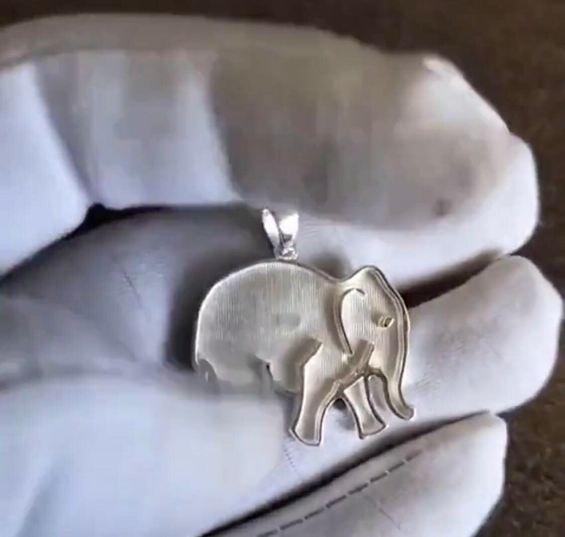 Custom elephant necklace