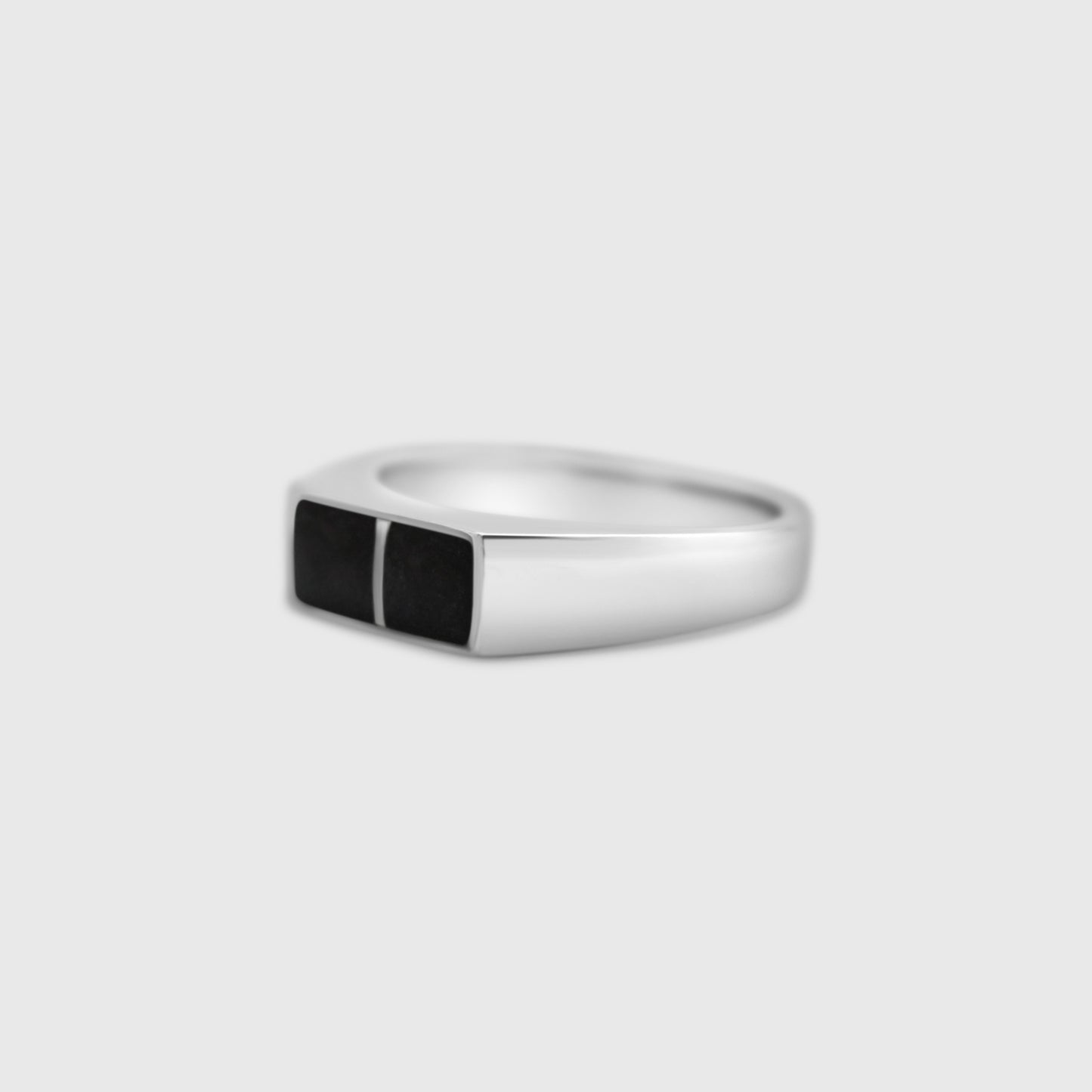 Thin Two Stone Rectangle Ring