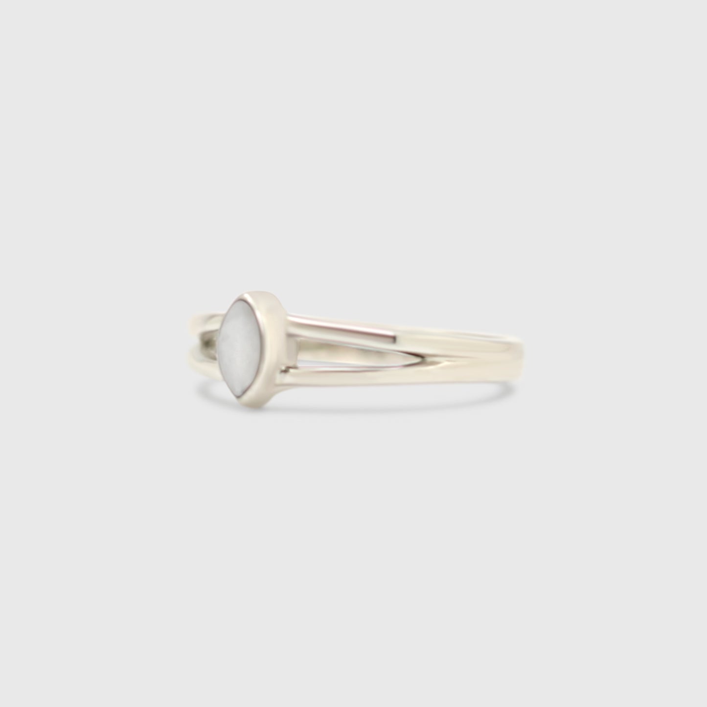 Double Band Marquise Ring