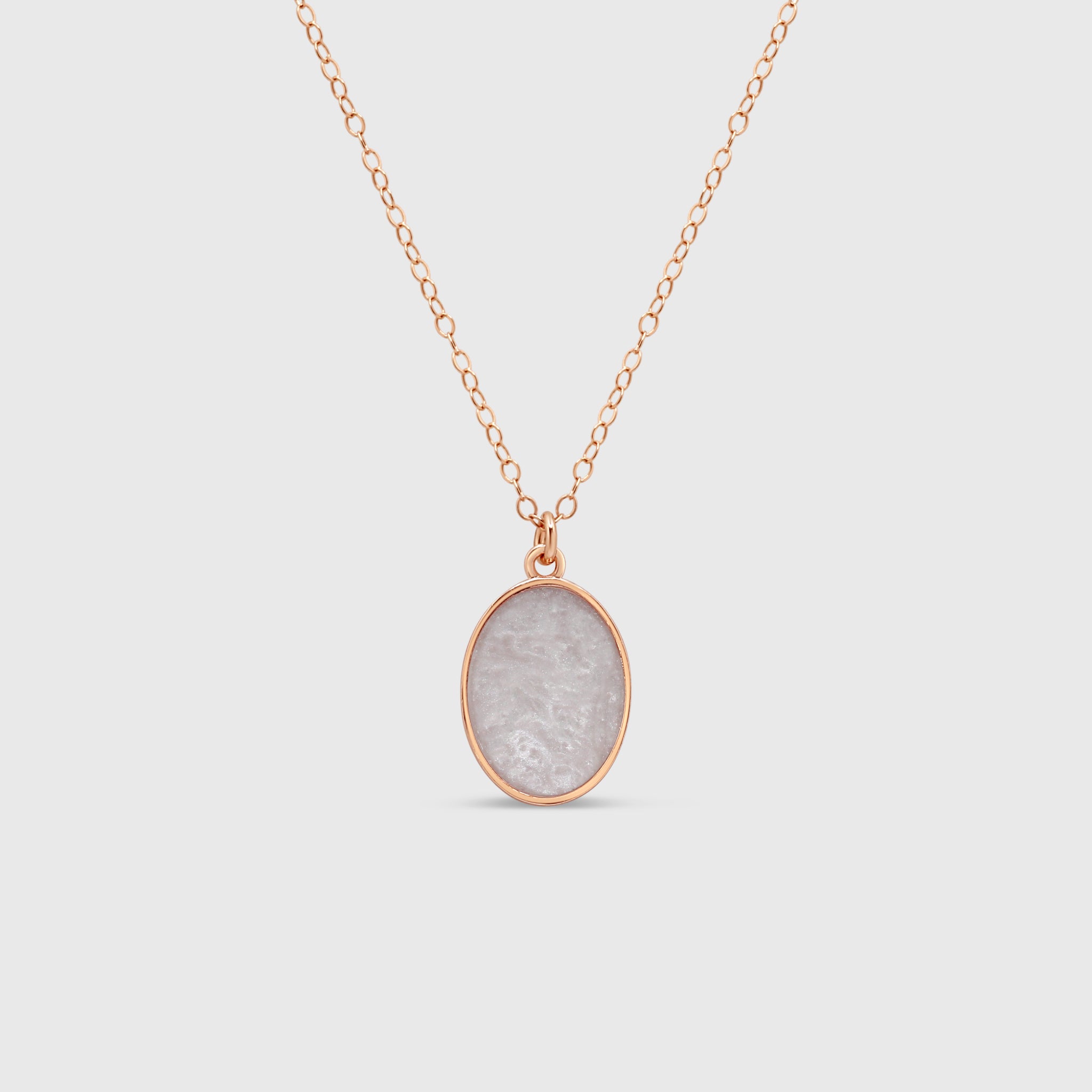Large Oval Necklace – Petals and Keepsakes